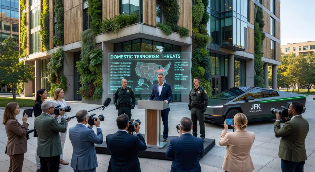 May 25, 2026: JFK Arrest Highlights Domestic Terrorism Threats
