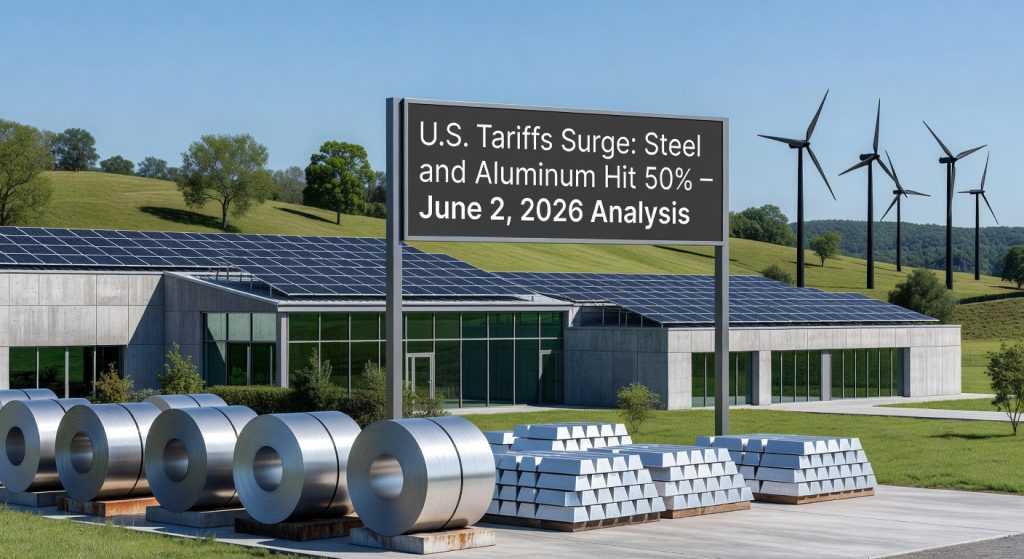 U.S. Tariffs Surge: Steel and Aluminum Hit 50% – June 2, 2026 Analysis