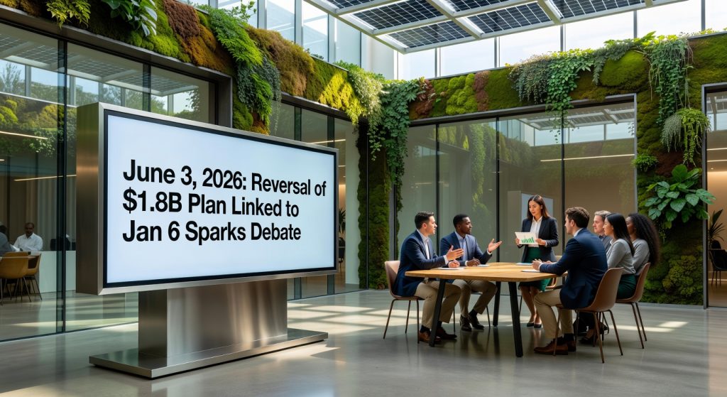 June 3, 2026: Reversal of $1.8B Plan Linked to Jan 6 Sparks Debate